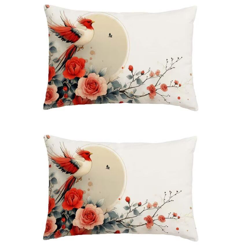 Housse coussin exterieur rouge pour embellir le jardin et le patio
