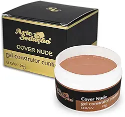 Gel Construtor Control LED UV Cover Nude Unhas de Gel, 24g