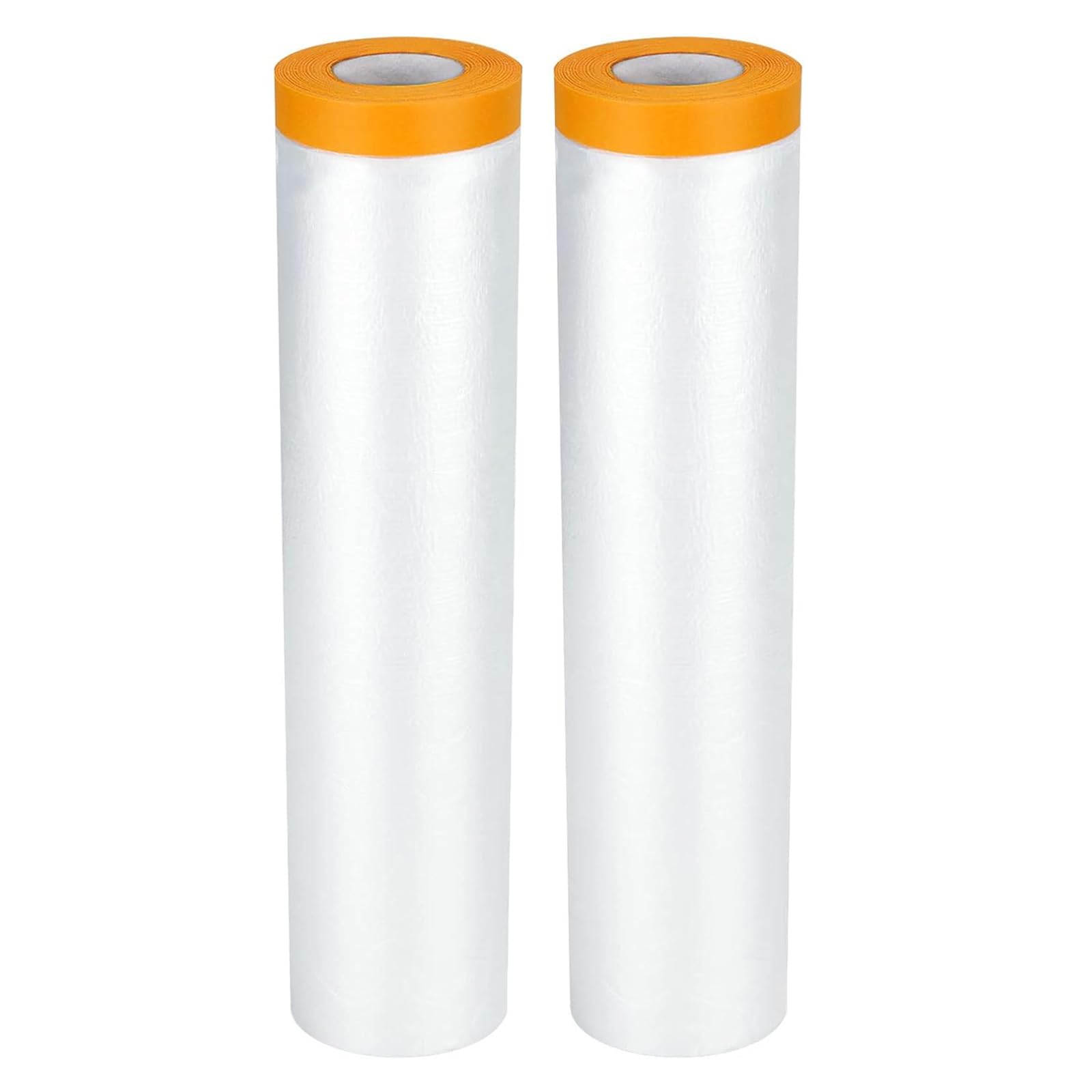 Selbstklebende, vorgeklebte Abdeckfolienrolle for Malen, 1,1–4 m x 20 m, 2–10 Rollen(4 Rolls,4mx20m)