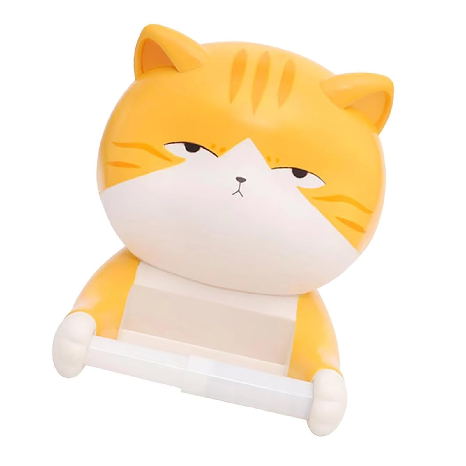 Functional Kitten Sculpture Tissue Holder Space Saving Designs Paper Roll Stand Toilet Tissue Hangers for Home Convenience Stand