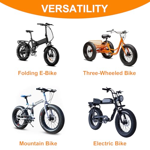 2-Pack 26×4.0 Fat Bike Tire, 26 Inch Mountain Bike Tires &