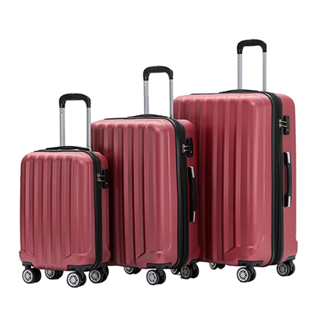 BEIBYE TSA-Schloß 2080 Hangepäck Zwillingsrollen neu Reisekoffer Koffer Trolley Hartschale Set-XL-L-M(Boardcase)