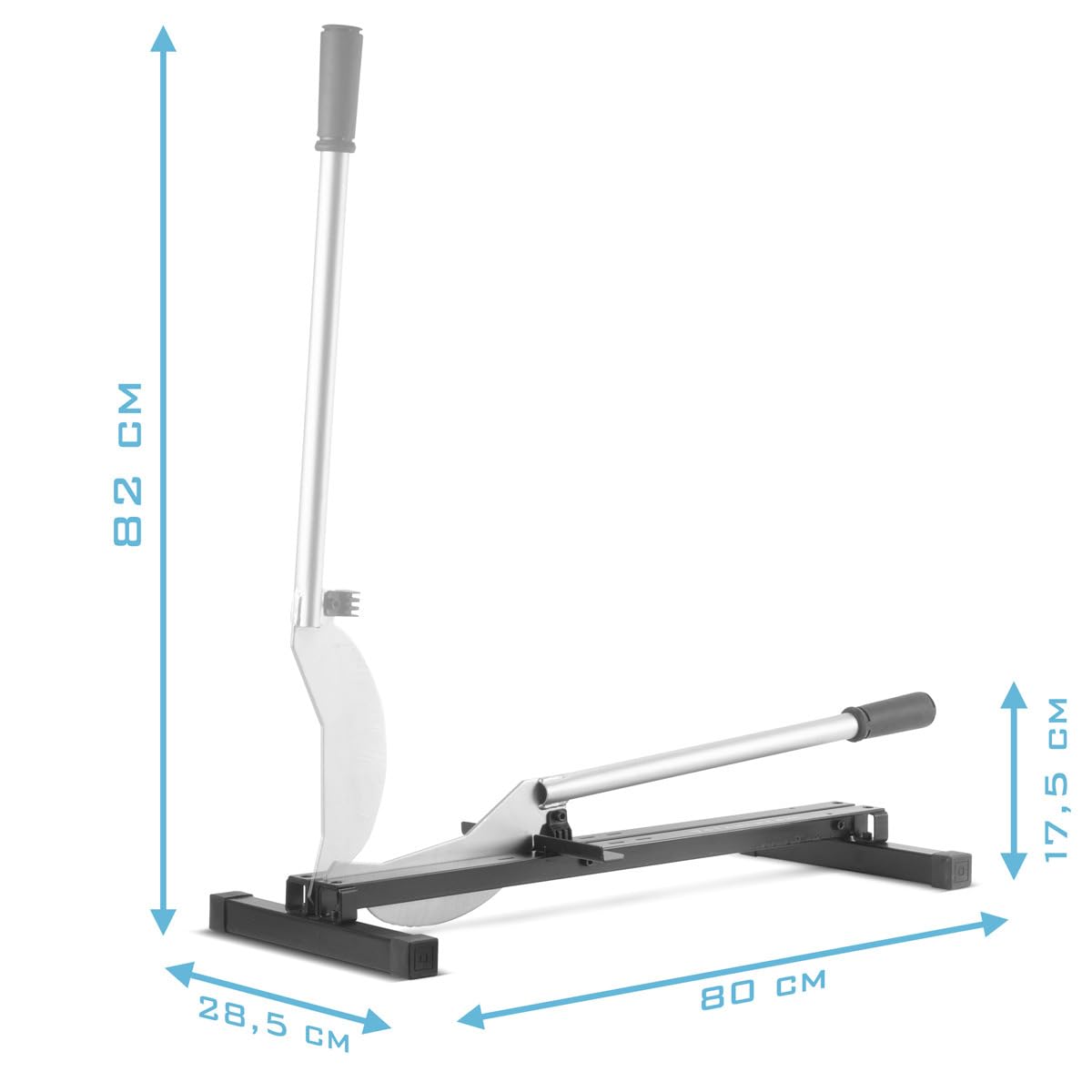STAHLWERK Coupe-stratifié | Coupe-vinyle | Coupe-stratifié avec 210 mm de largeur de coupe | Épaisseur maximale de coupe 12 mm | Idéal pour la pose de sols stratifiés