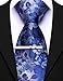 Barry.Wang Neckties for Man Floral Silk Woven Tie for Man Necktie Clips Fashion Designer 3.34
