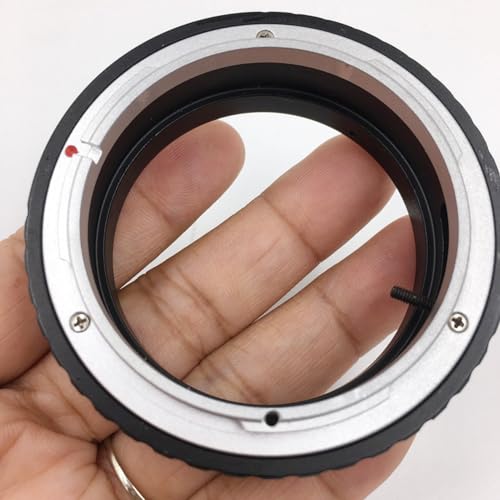 Adaptador FD a EOSM para enfoque manual sin holguras anillo de aluminio resistente para cámaras 4