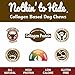 Fieldcrest Farms Nothin’ to Hide Collagen & Bully Small Rolls, 5 Inch, Beef Bully Flavor, Highly Digestible Chews that Support Skin, Coat, Joints & Muscles, for Moderate Chewers Under 35 Lbs, 2 Pack
