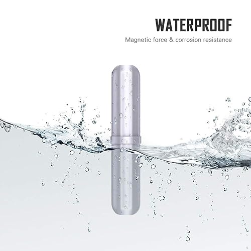 Miniatura 4 de 5 barras mezcladoras magnéticas PTFE de 1.18 pulgadas, color blanco, barra de laboratorio, barra de agitación, barras de agitación de 0.315in y