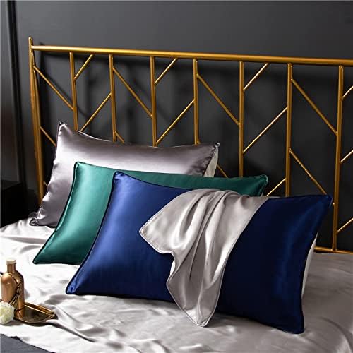 シルクピローケース 100%マルベリーシルク枕カバー 2枚 ソフトで肌に