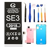 AspireCells Replacement Battery Compatible with iPhone SE3(2022 3rd Gen), 2018mAh, with Full Set Repair Tool Kit & Adhesive