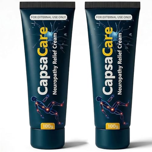 Shwfhi Capsacare Neuropathy Relief Cream for Feet Hands Legs Joints Waist and Muscles Neuropathy Cream Nerve Cream with Capsaicin Arnica Menthol (2)