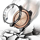 Case for Galaxy Watch 42mm, Haojavo Soft TPU Plated [Scratch-Proof] All-Around Protective Bumper Shell Protector for Samsung Galaxy Watch 42mm Bands Smartwatch Accessories