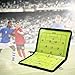 AGPTEK Soccer Coach Board Set with a Whistle & Carrying Bag, Football Folding Magnetic Tactic Marker Board, Marker Pen and Eraser for Strategy Guiding (Soccer Magnetic Coaching Board)