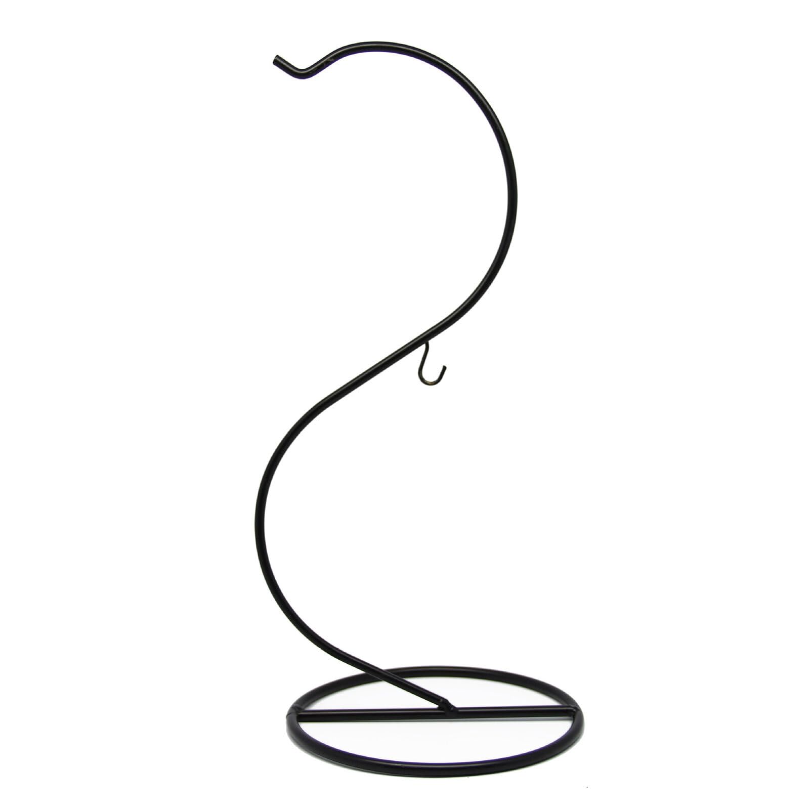 mophrati Desktop Ornament Hanger Iron Display Stand For Baubles And Fish Ornaments Hook Bracket Desktop Ornament Hanger Globe