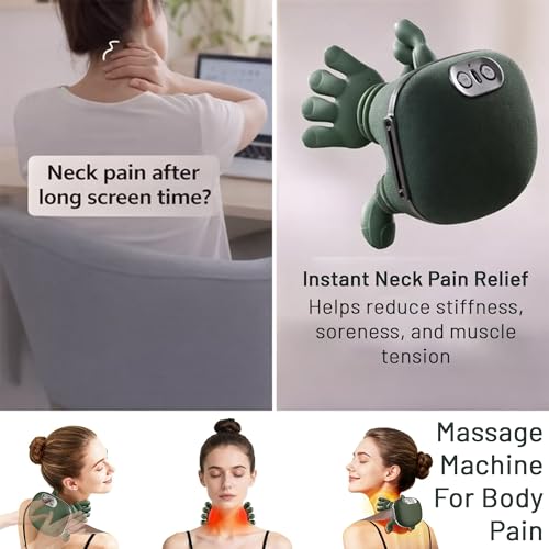 Image of Bionic Wireless Portable Shiatsu Shoulder & Neck Massager for Cervical Pain