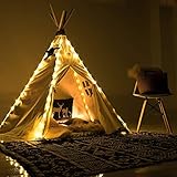 Ginkago Fairy Led Light for Teepee Tent Kids 4 Pole for Bedroom Play Tent Indoor Decoration Battery...