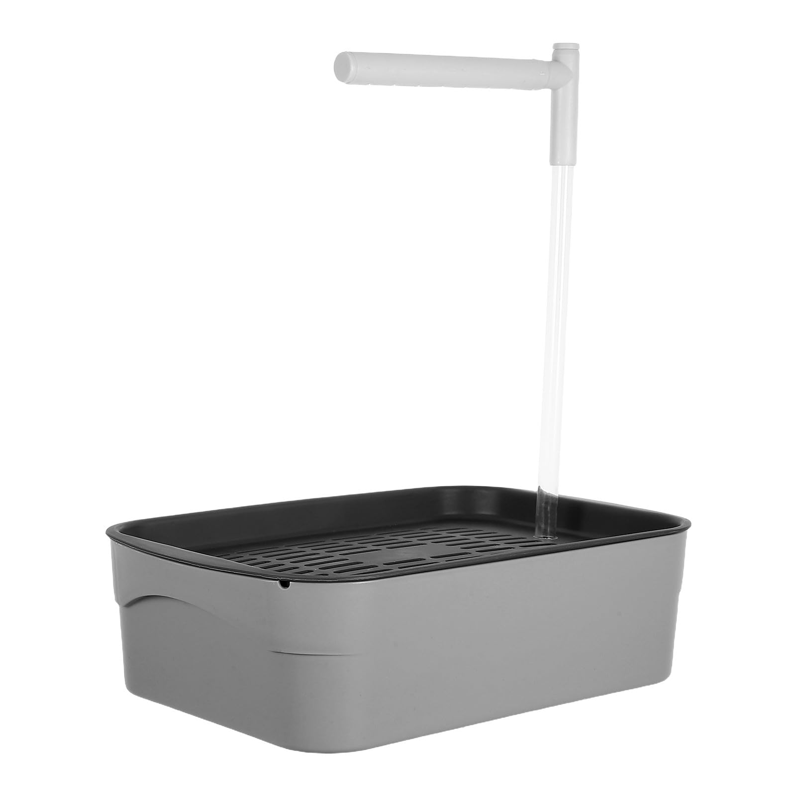 Cabilock Bañera Automática Cuenco con Ducha y Circulación de Agua Material Abs para Periquitos y para Pájaros para Jaula de Aves