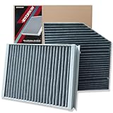 Cabin Air Filter Kit (2 Filters) fit for Mercedes C300 (2015-2023), GLC300 (2016-2022), E300