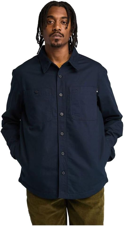 Timberland Men's Printed Fleece Lined Overshirt