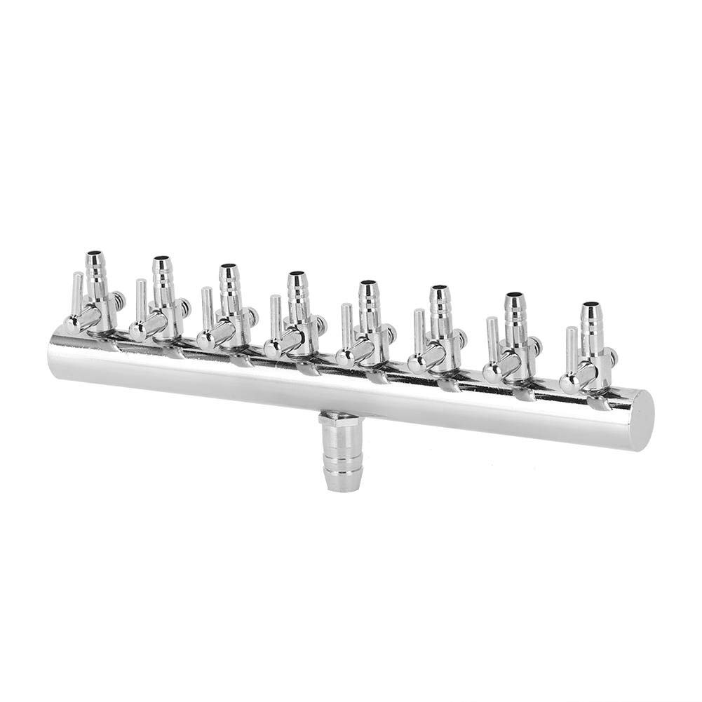 Distributeur d'air pour aquarium avec 8 vannes de contrôle