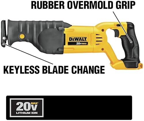 Miniatura 3 de DEWALT DCS380B 20V Max Sierra reciprocante, Li-Ion, herramienta sola