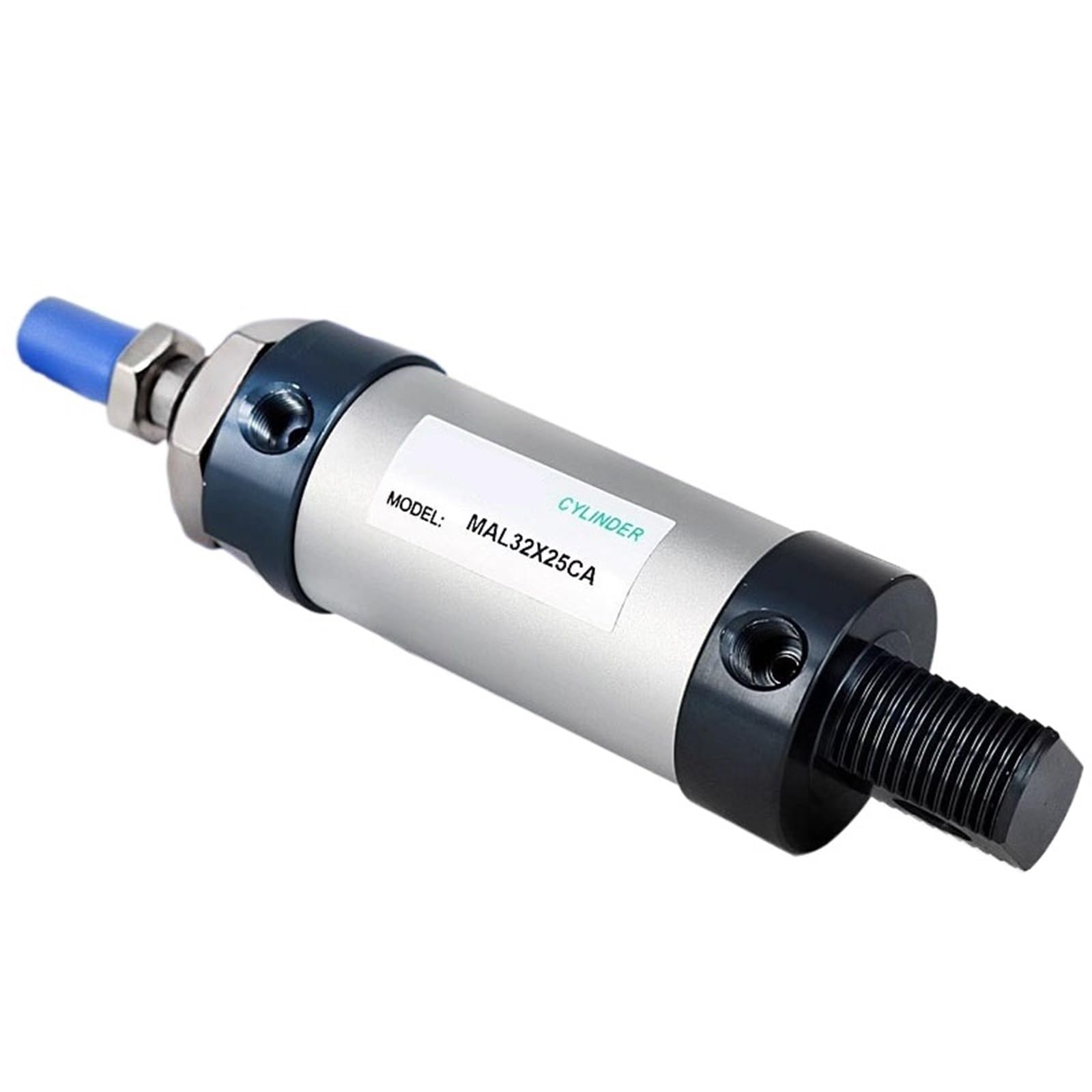 Pneumatic Mini Cylinder MAL 16/20/25/32/40mm Bore 25/50/100/200/300/400/500mm Stroke Single Lever Pneumatic Air Cylinder(Stroke 250mm,Bore 32mm)