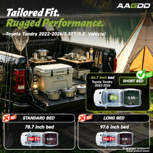 Image of Truck Bed Mat for 2022-2026 Toyota Tundra 5.5FT Bed