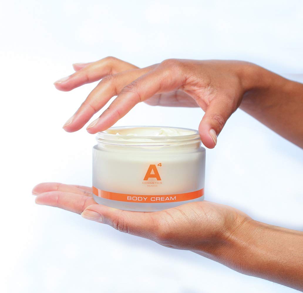 A4 - BODY CREAM | Feuchtigkeitsspendende Anti-Aging Körpercreme (200ml) | bio-zertifiziertes Arganöl
