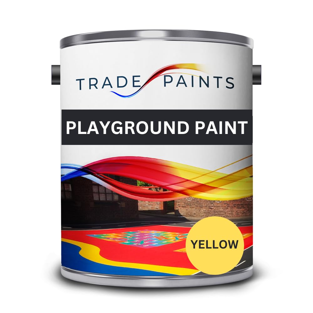Trade Paints Yellow Playground Marking Paint (2.5 Litre, )