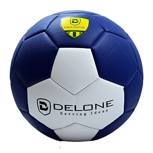 Delone Soccer Ball Made with High-Grade Pvc, Machine stitch Football Size 5
