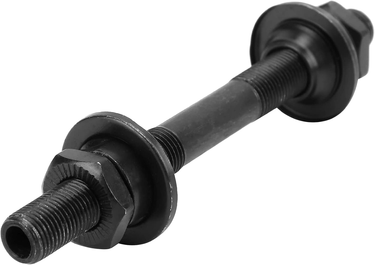 Dilwe Hub Shaft,Durable Steel Quick Release Hollow Hub Shaft for Mountain Bikes Upgrade Accessory (Front axle)