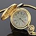 Imagen de Tiong Reloj de Bolsillo Mecánico de Diseño Vintage de Londres en Acero Inoxidable Plata Oro Tren para Hombre con Cadena