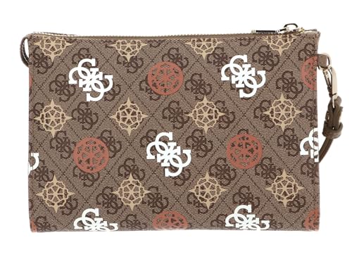 Sac d'accessoires GUESS Pouch Brown Multi marron multicolore - 3
