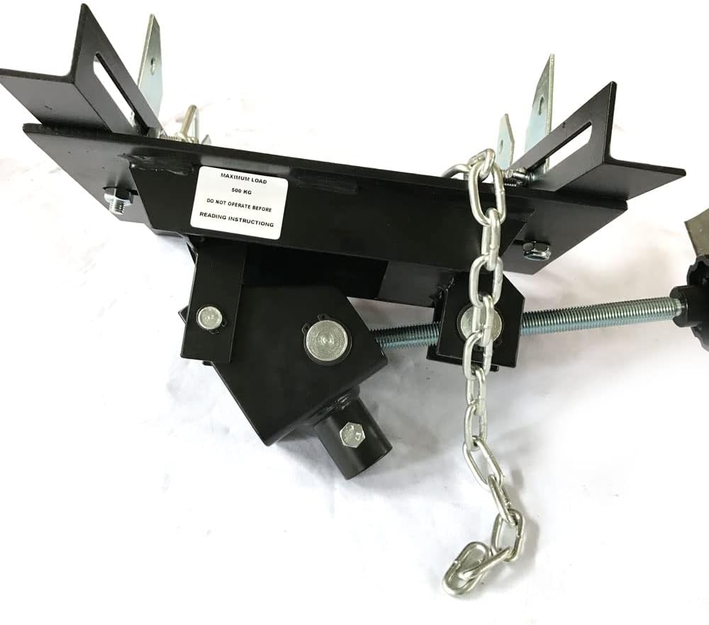 Transmission Jack Adapter,1/2 Ton Universal Transmission Lift Adapter for Cars, Trucks,1100 lbs/0.5 T Loading Gearbox Removal Adaptor for Hydraulic Floor Jack Conversion Garage