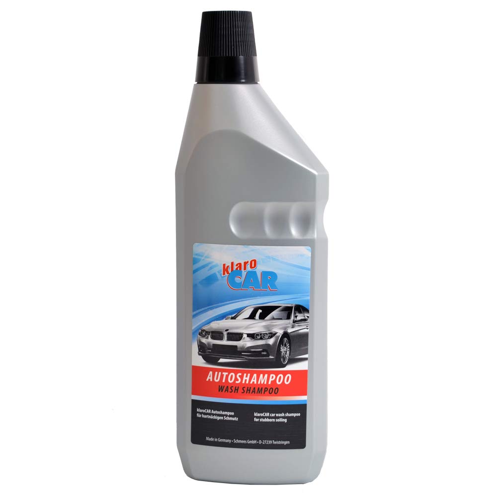 24x Autoshampoo mit Wachs im Set Waschshampoo 1000ml pro Flasche für Autos und Lacke Lackschonender Wachsschutz