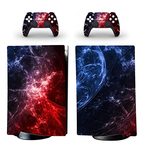�ی� For PS5 Skin Disc Edition Anime Console And Controller Vinyl Cover Skins Wraps For PS5 Disc Version 23816 �C�A�Ȃ��A�c�����Ȃ�(2)