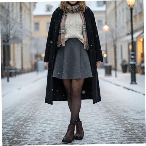 Collants chauds doublés polaire pour vos sorties d'hiver - 6