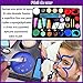 Pinturas Cara para Niños, 14 Colores, Profesional, Seguro, No Tóxico, Lavable, Pintura...