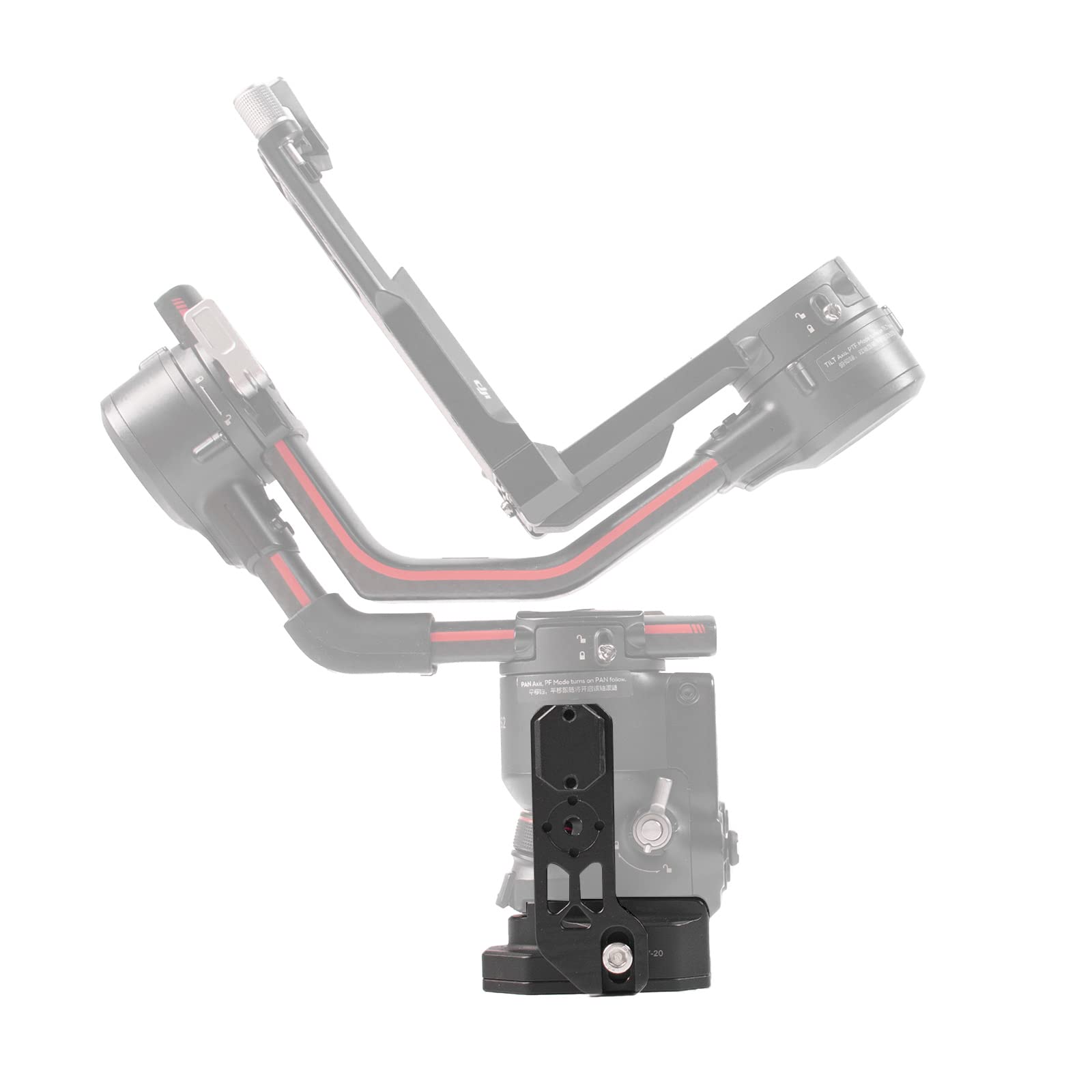 DF DIGITALFOTO PB-RS3 Power Supply Base Plate with D-Tap Power Output for DJI RS2 RS3 RS3PRO RS4 RS4PRO