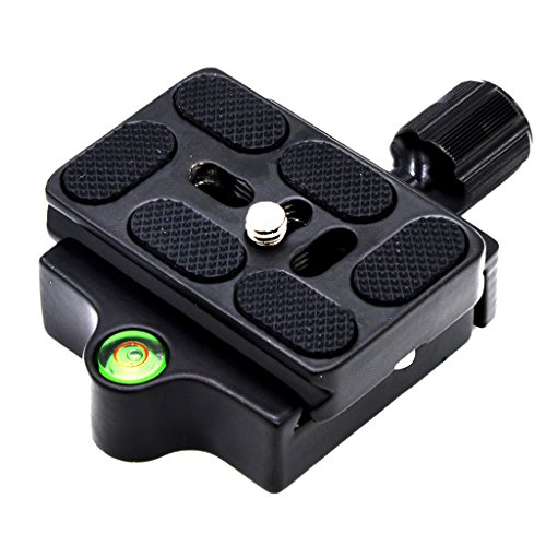 zalati Adattatore di Rilascio Della Macchina Fotografica Morsetto In Alluminio Piastra A Sgancio Rapido 1/4 3/8 Fotocamera Treppiede Adattatore