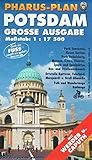  Pharus-Plan Potsdam - Große Ausgabe, Maßstab 1 :17 500: Mit Werder und Caputh