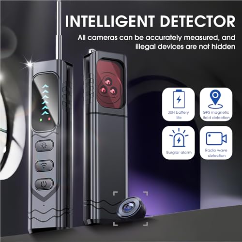 Wanzen Detektor Versteckte Kamera Finder Wanzenfinder Kameradetektoren Anti Spy Anti-Aufnahme Detektoren RF Signal Bug Detector GSM GPS Locator Tracker Abhörgeräte Funkkameras für Hotel Heim Büro
