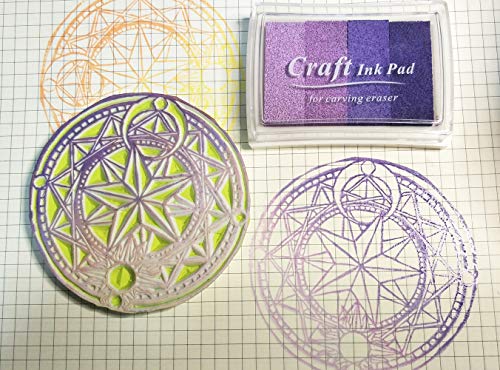 Tosnail 16 Pack 4" X 6" Rubber Stamp Carving Blocks, Soft Rubber For Beginners And Professional Craft Project - Green #TOP6