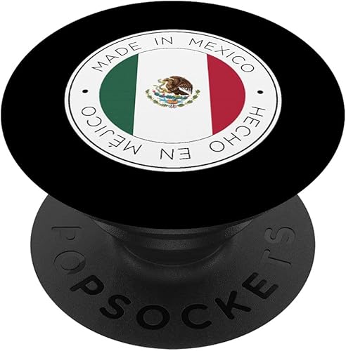 Made In Mexico PopSockets de bandera mexicana intercambiable PopGrip