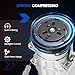 SYKRSS 158381 Air Conditioning A/C Compressor with Clutch Compatible with Mazda 3 2.0L 2010-2013, 3 Sport 2.0L 2010-2013, 5 Grooves (Not 6 Grooves)