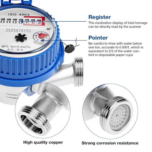 Compteur d'eau de jardin 15 mm pour sécuriser votre installation - 4