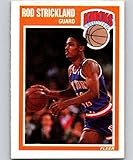 1989-90 Fleer Basketball #104 Rod Strickland RC Rookie New York Knicks Official NBA Trading Card (Stock Photo Shown, Card in Near Mint or Better Condition)