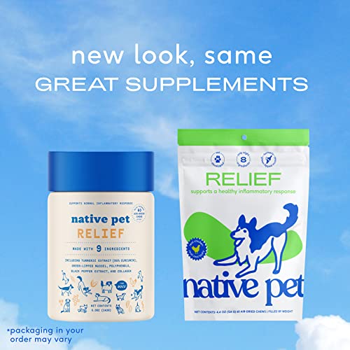 image for Native Pet Relief - Anti Inflammatory for Dogs | Turmeric + Polyphenol