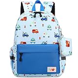 [Mygreen] リュック 子供 キッズ 女の子 A4対応 軽量 幼稚園 通園 入園 入学 救急車 ライトブルー