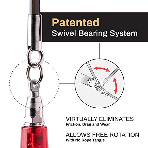 Buddy Lee Jump Ropes Corda de pular de rolamento de esferas Rope Master vermelho preto original, alç