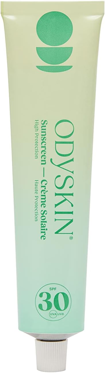 Odyskin Sun Cream SPF 30, 75ml, Cosmos Organic & Vegan certified, 99.1% natural ingredients, water-resistant, made in France